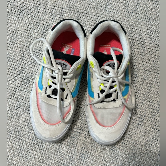 Vans Wayvee White and Neon Shoes - Picture 4 of 8